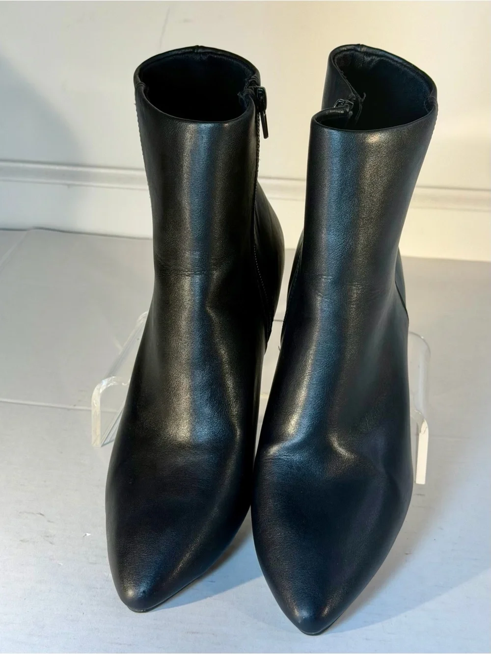 Women's Black Pointed Toe Ankle Boots